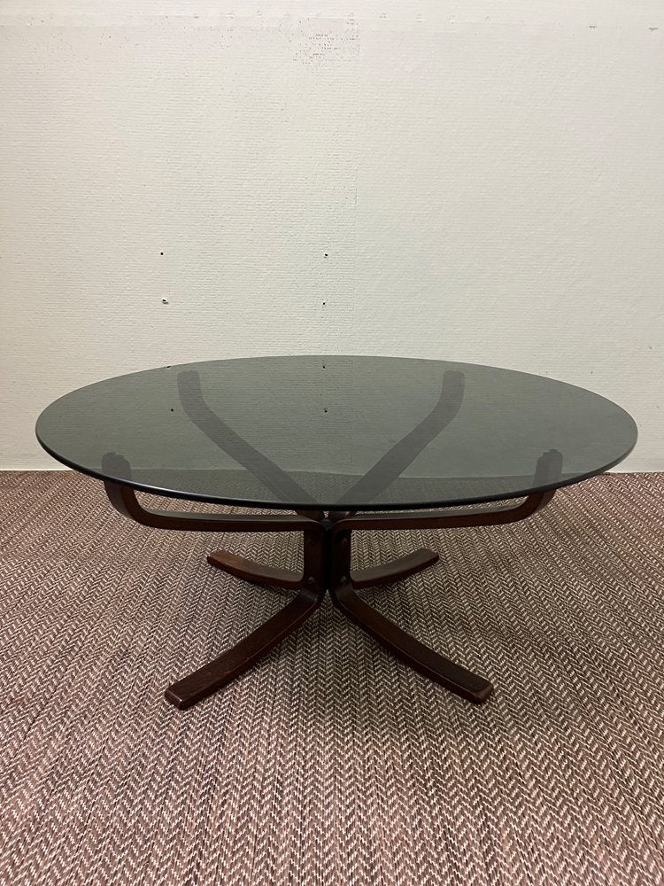 Design Salontafel van Vatne Mobler - 1970, Niet ingevuld, Gebruikt, 50 tot 100 cm, Glas
