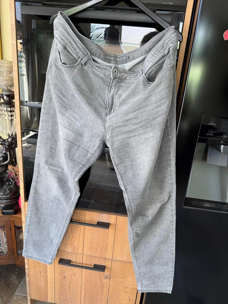 Geisha stretch Jeans Grijs - Maat 3XL/46, Ophalen of Verzenden, Zo goed als nieuw, Grijs, Overige jeansmaten