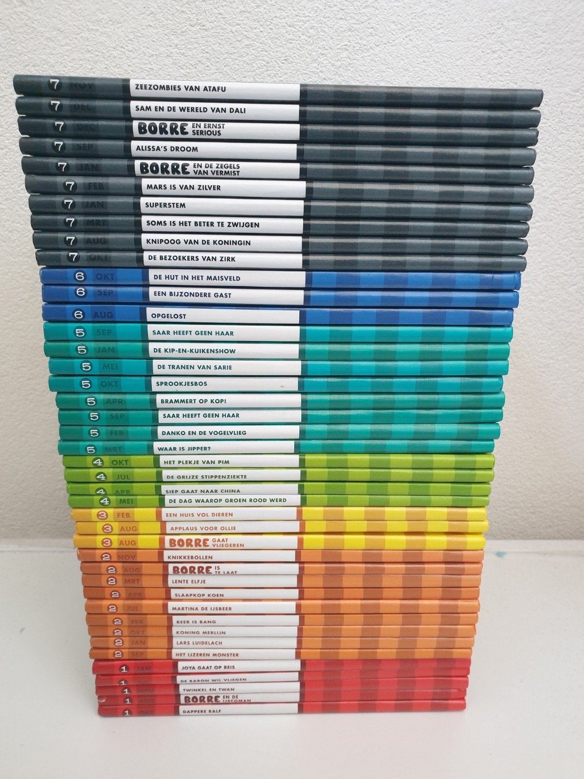 42x borre boekjes groep 1 2 3 4 5 6 7, Ophalen of Verzenden, Gelezen, Diverse auteurs
