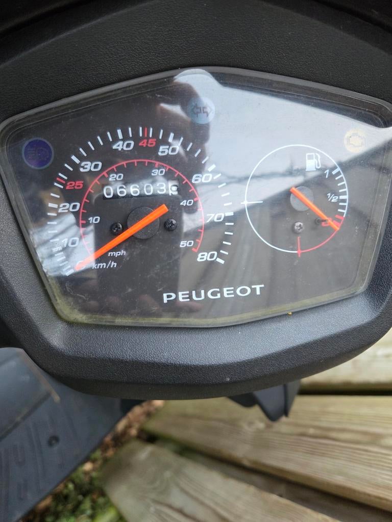 Peugeot Fox Scooter - Zwart, Goede Staat, Ophalen of Verzenden, Gebruikt, Maximaal 45 km/u, Fox
