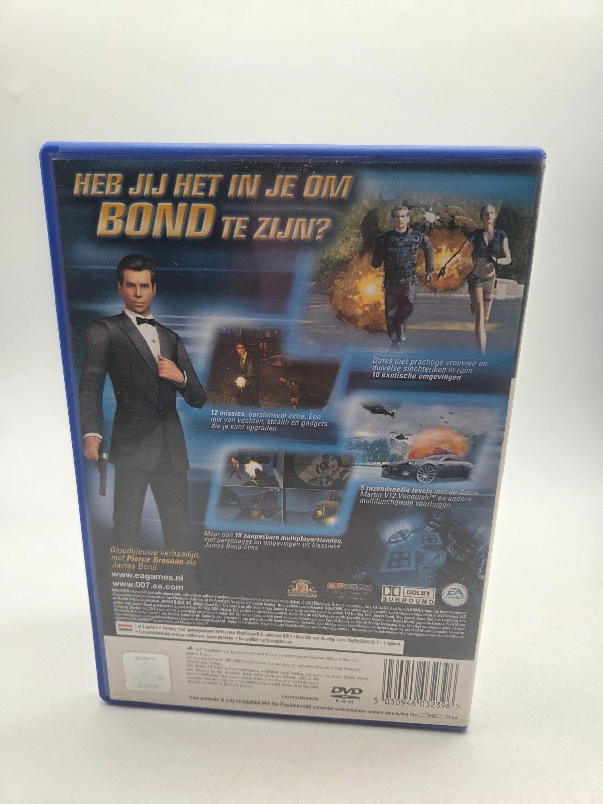 007 Nightfire PlayStation 2 (PS2) - Actie/Avontuur, Spelcomputers en Games, Avontuur en Actie, Gebruikt, Electronic Arts, 1 speler