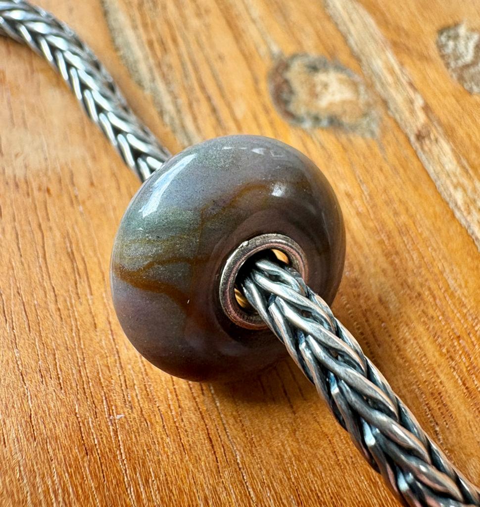 Trollbeads Fantasie Jaspis NIEUW, Ophalen of Verzenden, Nieuw, Zilver, Trollbeads