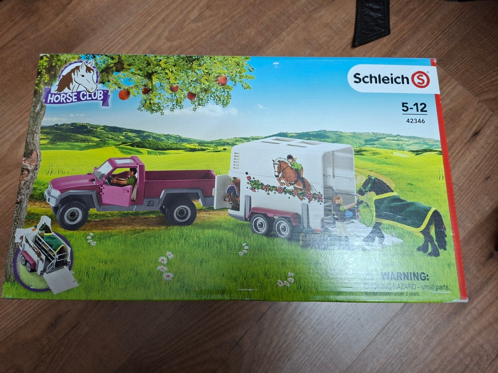 Schleich Horse Club Pick-up met paardentrailer, Ophalen of Verzenden, Zo goed als nieuw, Jongen of Meisje