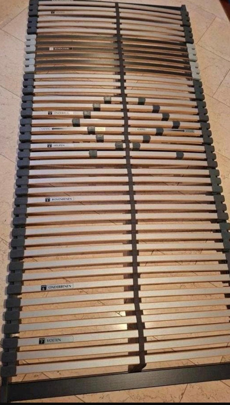 Bosflex 600VL  lattenbodem 90x200, Ophalen, 90 cm, Eenpersoons, Zo goed als nieuw