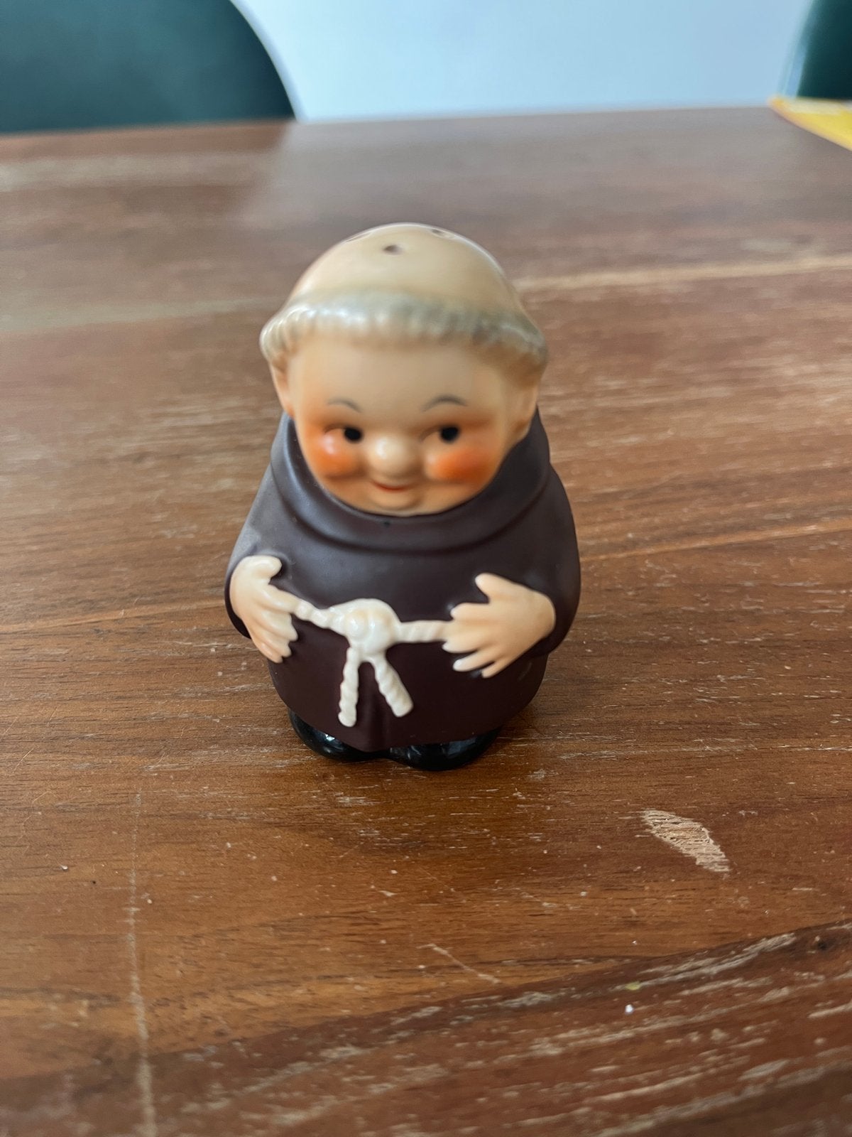 Vintage Monnik Zout- of Peperstrooier, Ophalen of Verzenden