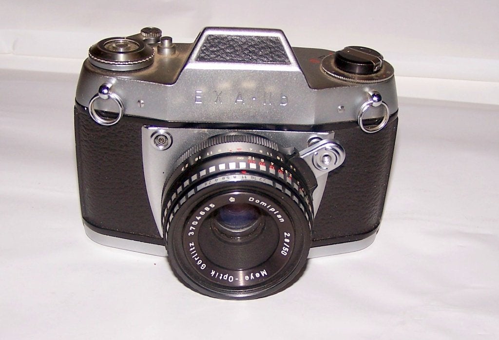 Prachtige Ihagee Dresden Exakta Exa-IIb SLR m. Domiplan 50mm, Ophalen of Verzenden, Zo goed als nieuw, Spiegelreflex, Overige Merken