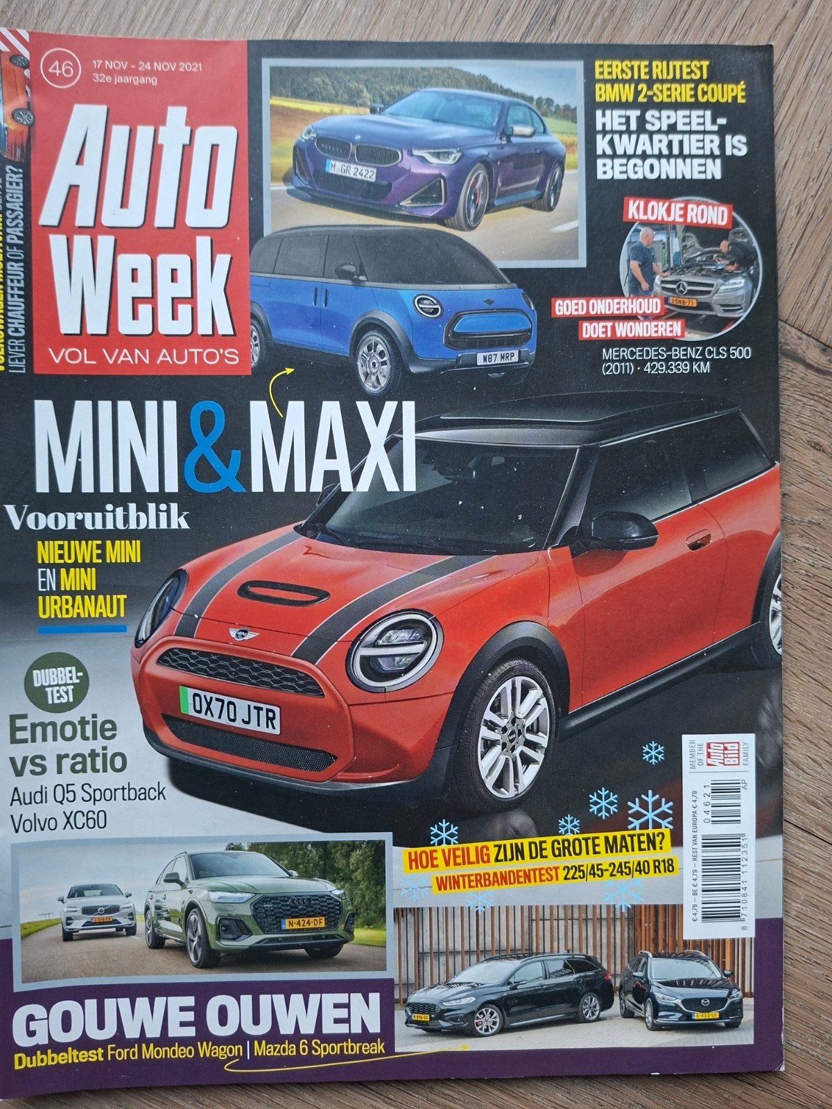 AutoWeek Magazine - 17-24 november 2021, Ophalen of Verzenden, Gelezen, Overige typen