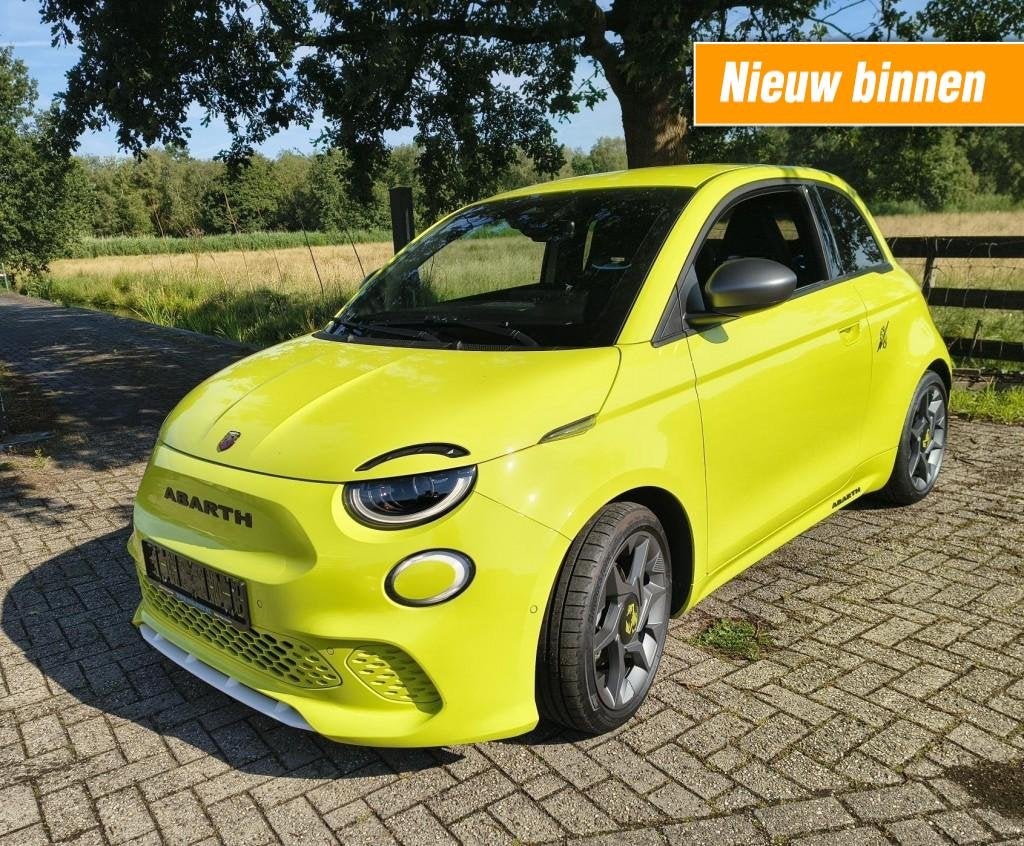 Abarth 500 Electric-595-Sport -42KW- 152PK - Als Nieuw!!, Auto's, Abarth, Automaat, Gebruikt, Huisgarantie, Met garantie (alle)