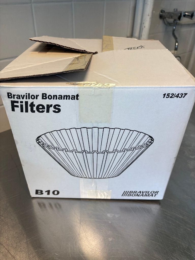 Koffiefilters Bravilor Bonamat, Ophalen, Nieuw, Papier/karton, Wit