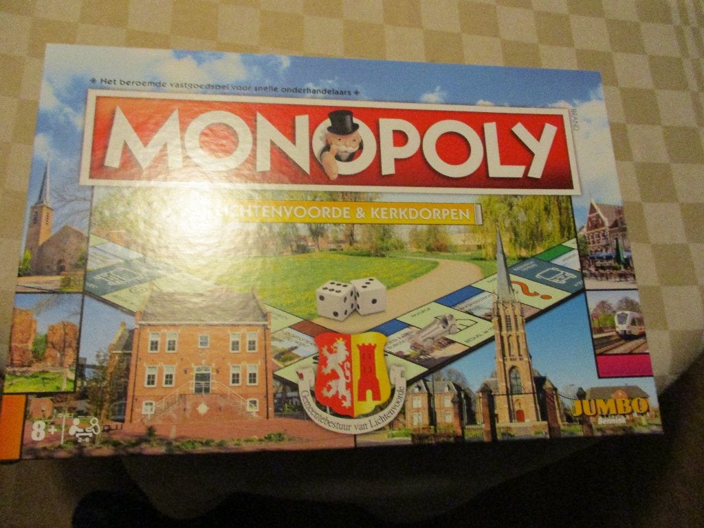 bordspel nieuw Monopoly Lichtenvoorde Monopolie fraai, Vijf spelers of meer, Ophalen of Verzenden, Nieuw, Monopoly