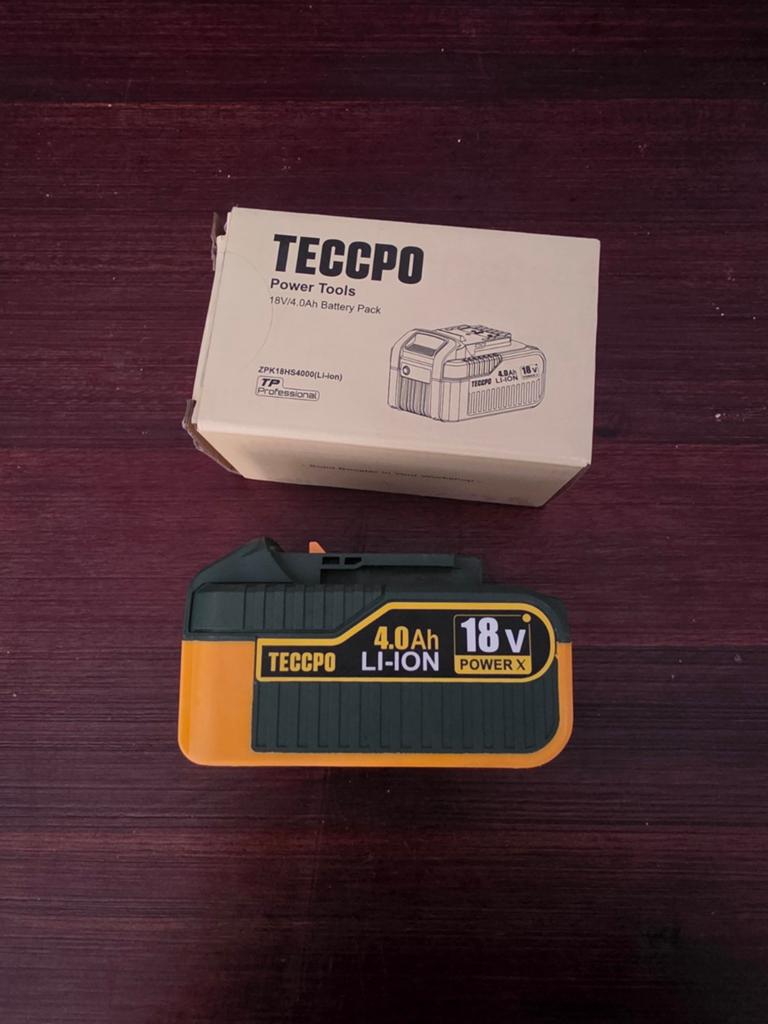 TECCPO 18V 4.0Ah Li-ion Accu voor Power Tools, Ophalen of Verzenden, Nieuw, Boor- en Schroefmachine