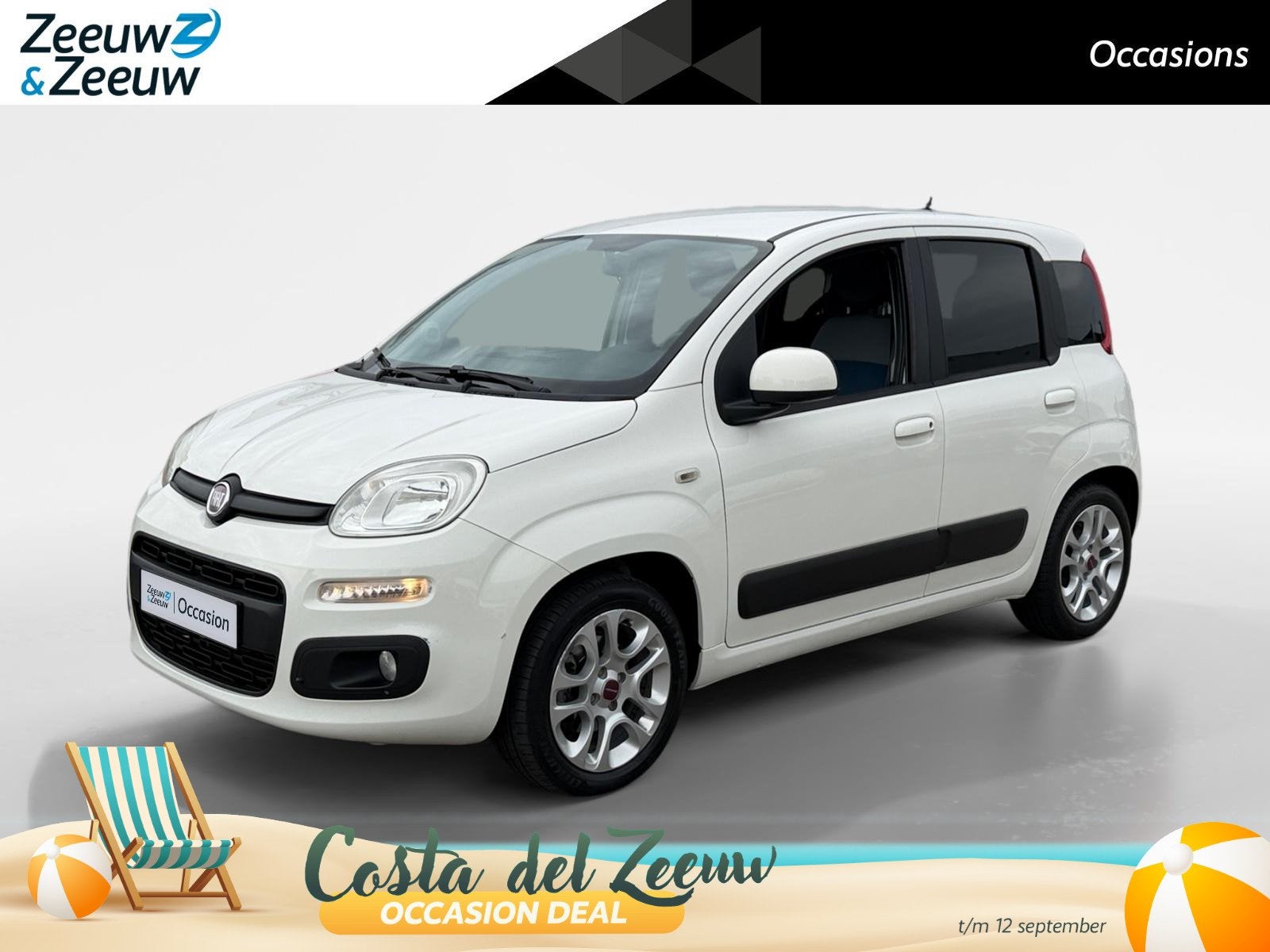 Fiat Panda 0.9 TwinAir Sempre | Bluetooth | Airco | Trekhaak, Auto's, Fiat, Voorwielaandrijving, Panda, Wit, Origineel Nederlands