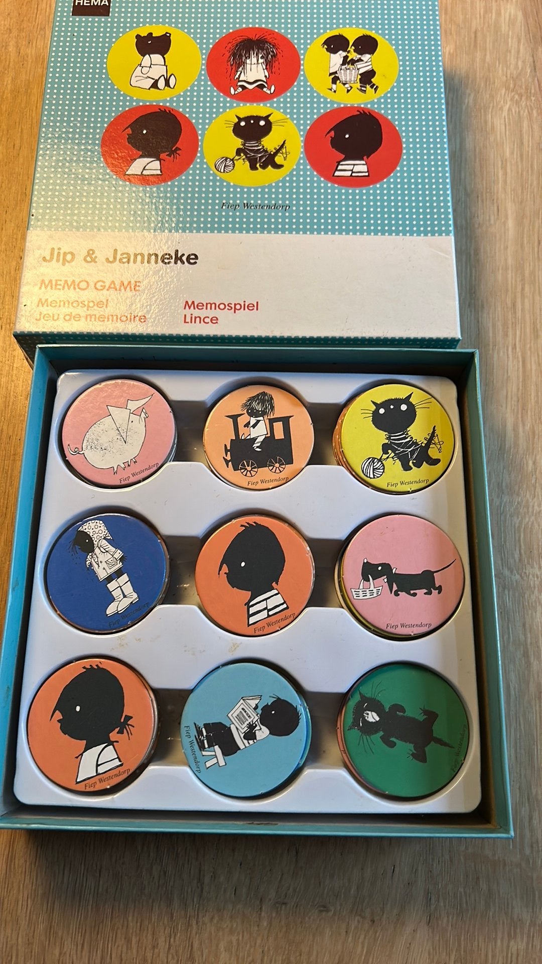 Jip & Janneke Memospel van HEMA, Ophalen of Verzenden, Zo goed als nieuw, Puzzelen