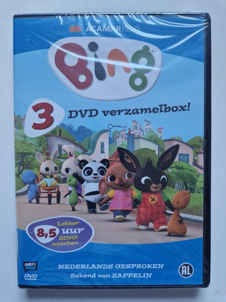 Bing DVD Verzamelbox 3 - 8,5 uur kijkplezier!, Alle leeftijden, Boxset, Ophalen of Verzenden, Tv fictie