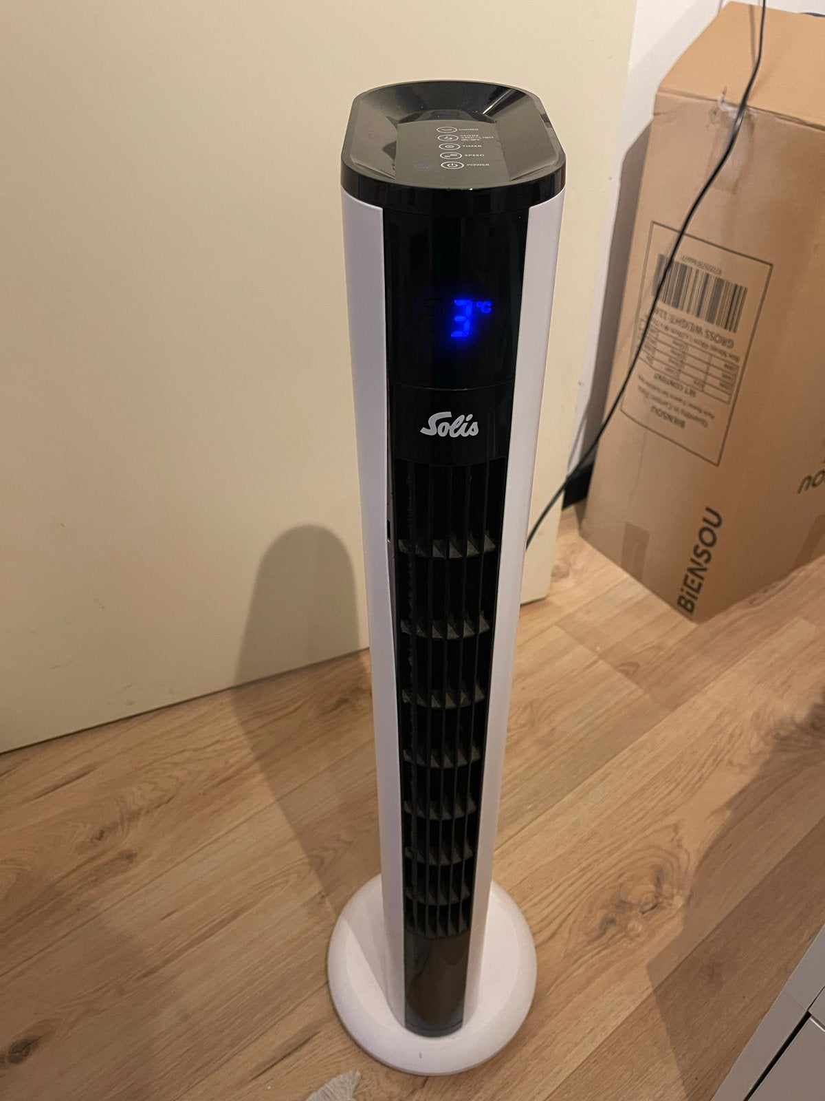 Solis Torenventilator Typ 757 - Zo goed als nieuw, Witgoed en Apparatuur, Ventilatoren, Ophalen of Verzenden, Zo goed als nieuw