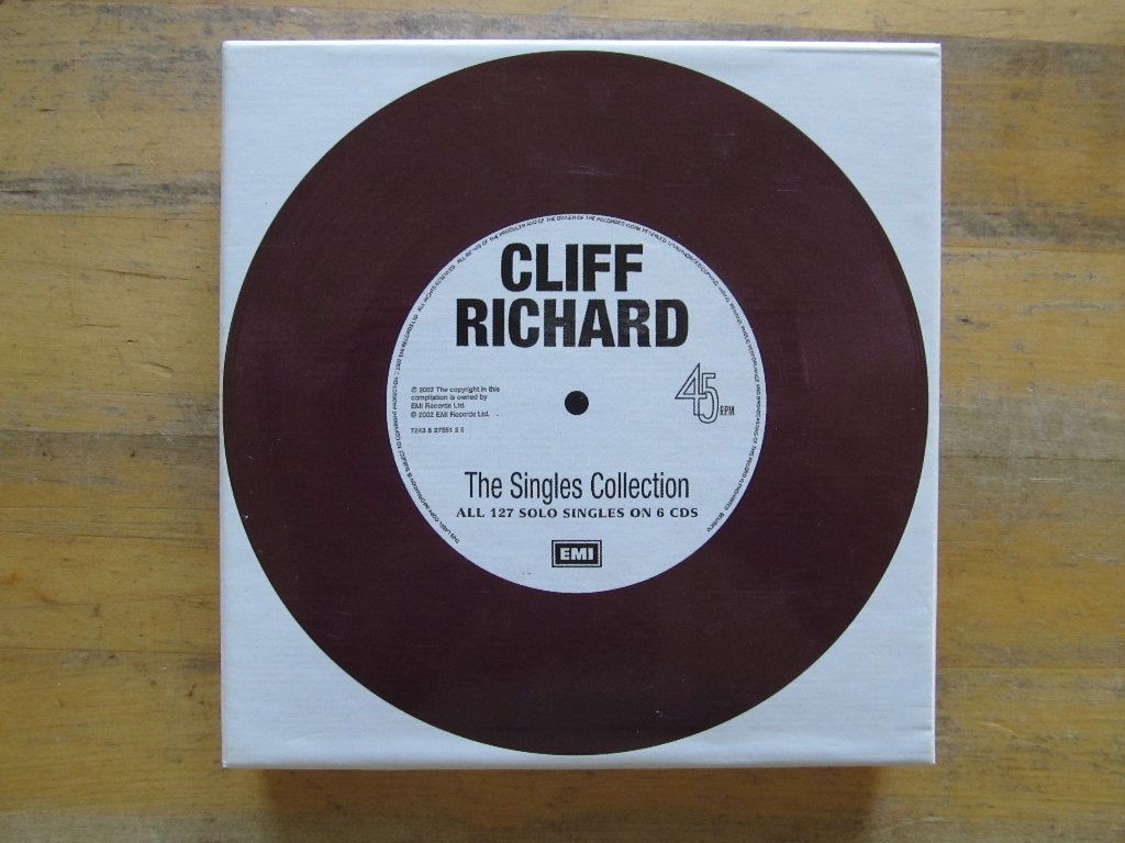 6CD Cliff Richard The singles collection All 127 solosingles, Boxset, Pop, Ophalen of Verzenden, Zo goed als nieuw
