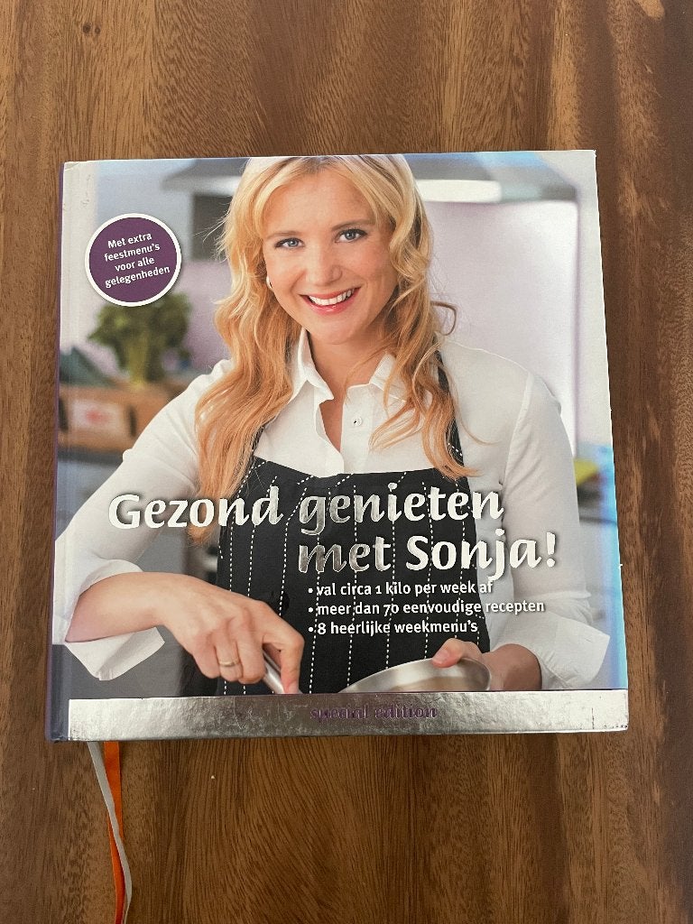 Gezond genieten met Sonja, Ophalen of Verzenden, Zo goed als nieuw, Nederland en België