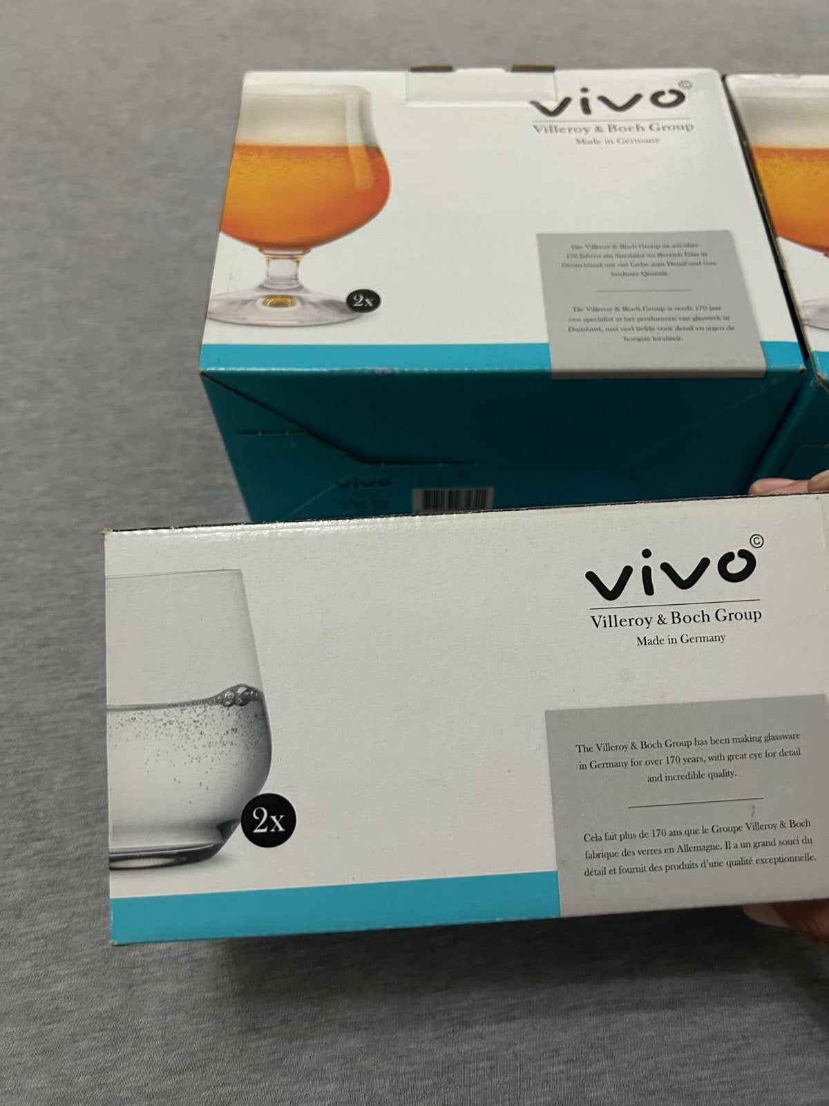 Nieuw Vivo Villeroy & Boch glazen set -, Glas of Glazen, Vivo, Nieuw, Ophalen of Verzenden
