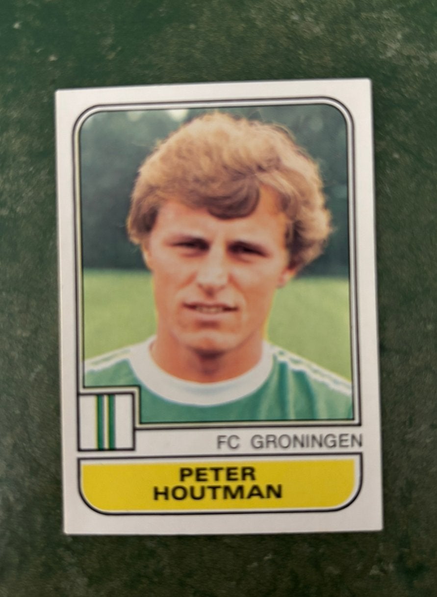 Panini plaatje Peter Houtman FC Groningen voetbal 82, Ophalen of Verzenden, Zo goed als nieuw