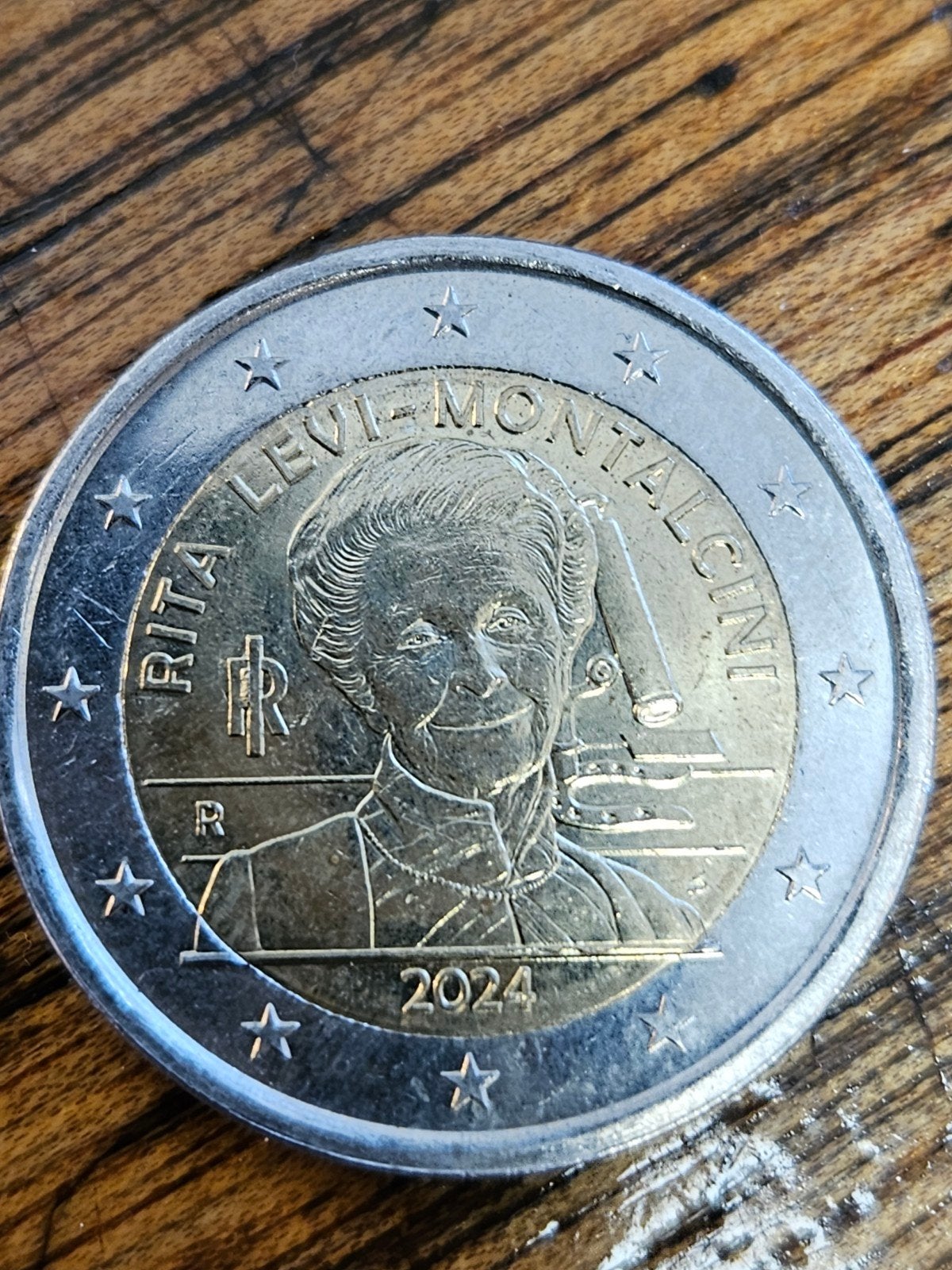 2 Euro Italië 2024 - Rita Levi-Montalcini, Ophalen of Verzenden, Italië, 2 euro, Losse munt