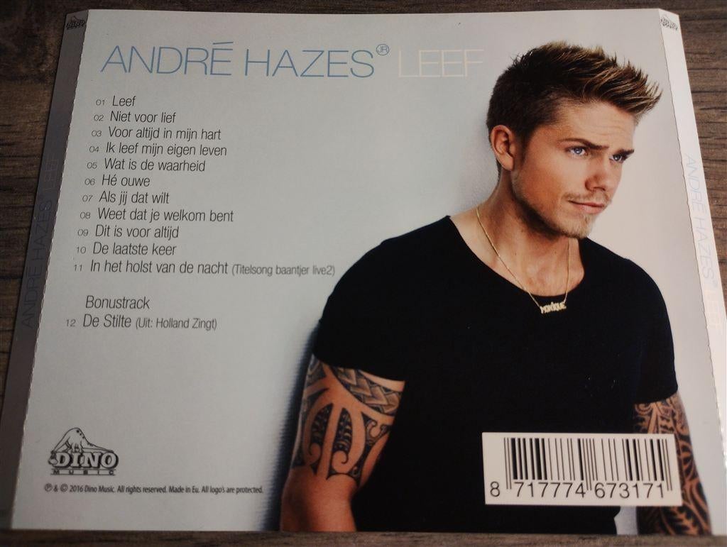 Andre Hazes Jr - Leef, Cd's en Dvd's, Ophalen of Verzenden, Zo goed als nieuw, Levenslied of Smartlap