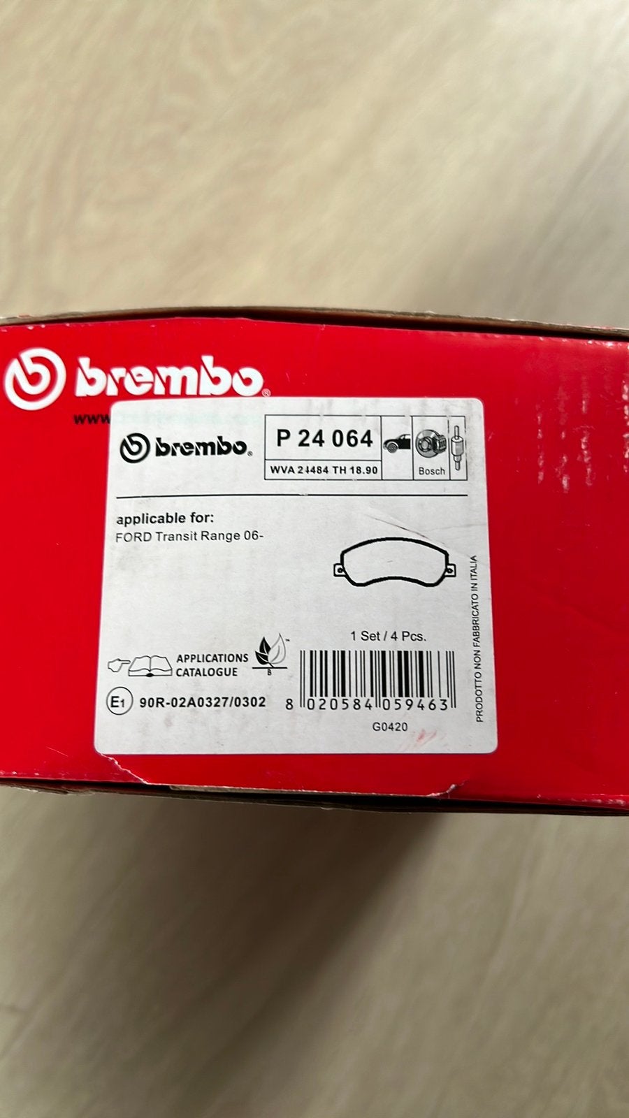 Brembo remblok, overcompleet, Ophalen of Verzenden, Nieuw