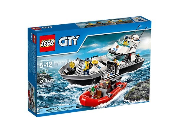 LEGO City 60129 Politie Patrouilleboot, Kinderen en Baby's, City, Lego, Ophalen of Verzenden, Zo goed als nieuw