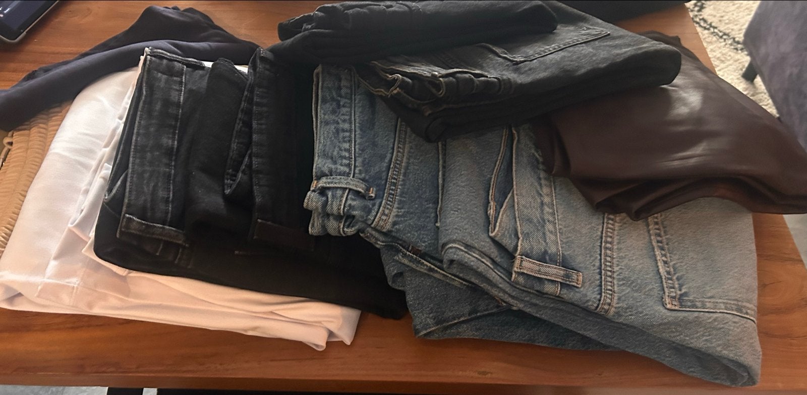 Diverse jeans en broeken - jeans broeken pakket XXL/46, Ophalen, Gedragen, Overige kleuren, Overige jeansmaten