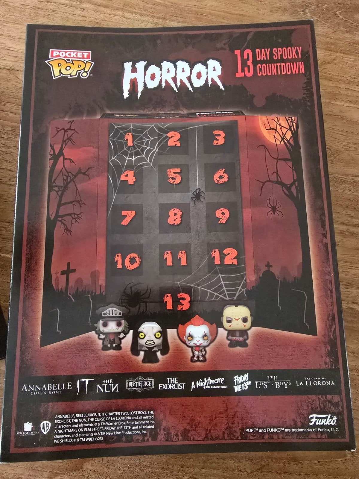 Funko Pocket Pop Horror 13 Day Spooky Countdown Adventkalend, Ophalen of Verzenden, Zo goed als nieuw