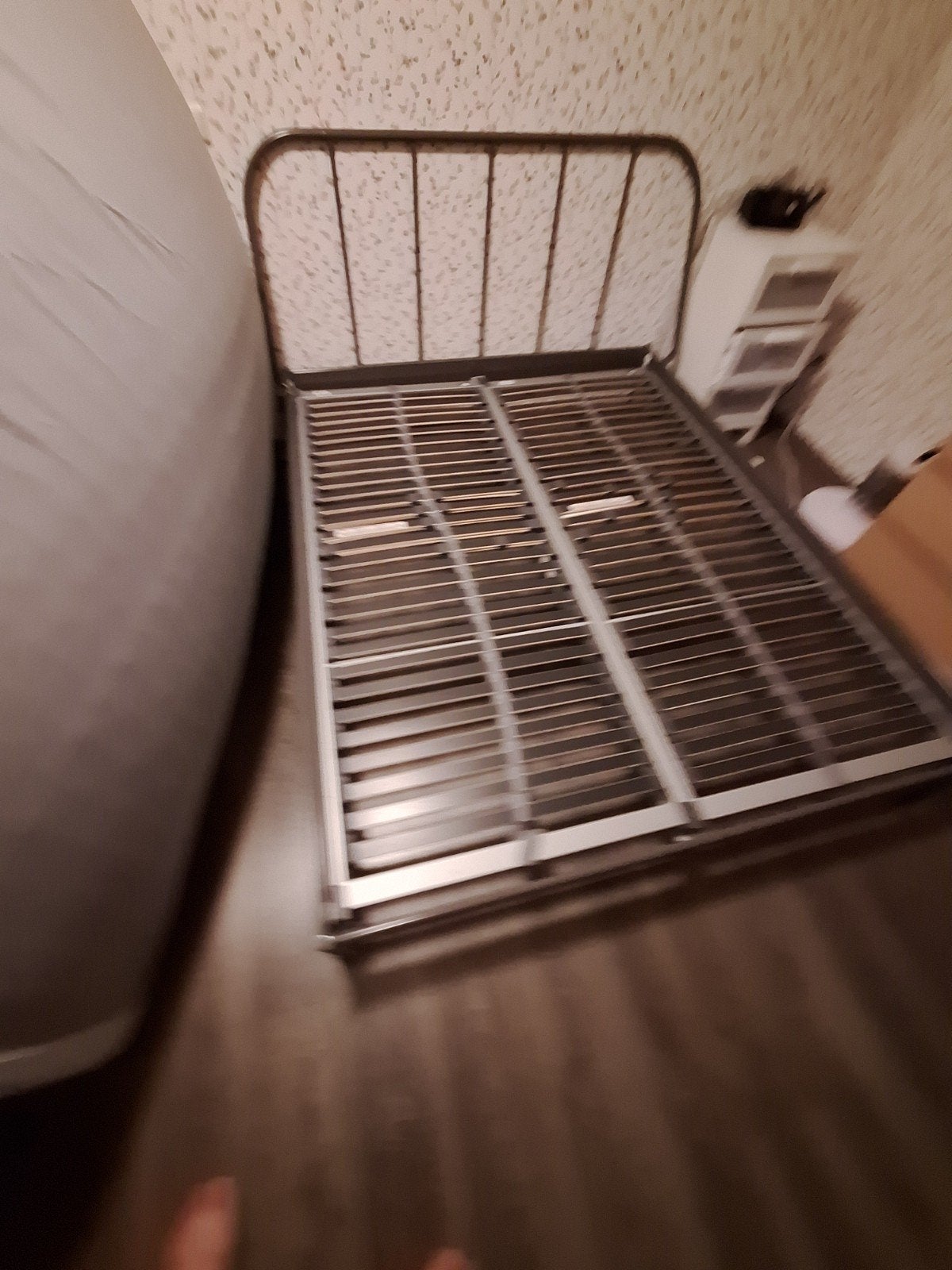 IKEA Koperdal bedframe met 2 lattenbodems, Ophalen, Tweepersoons, Hout, 160 cm
