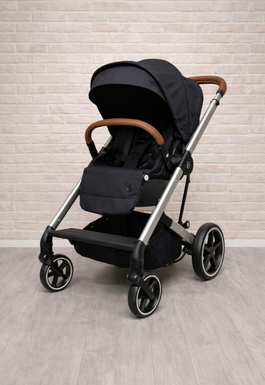 Cybex Balios S Lux kinderwagen - Moon Black, Ophalen of Verzenden, Gebruikt, Kinderwagen, Overige merken