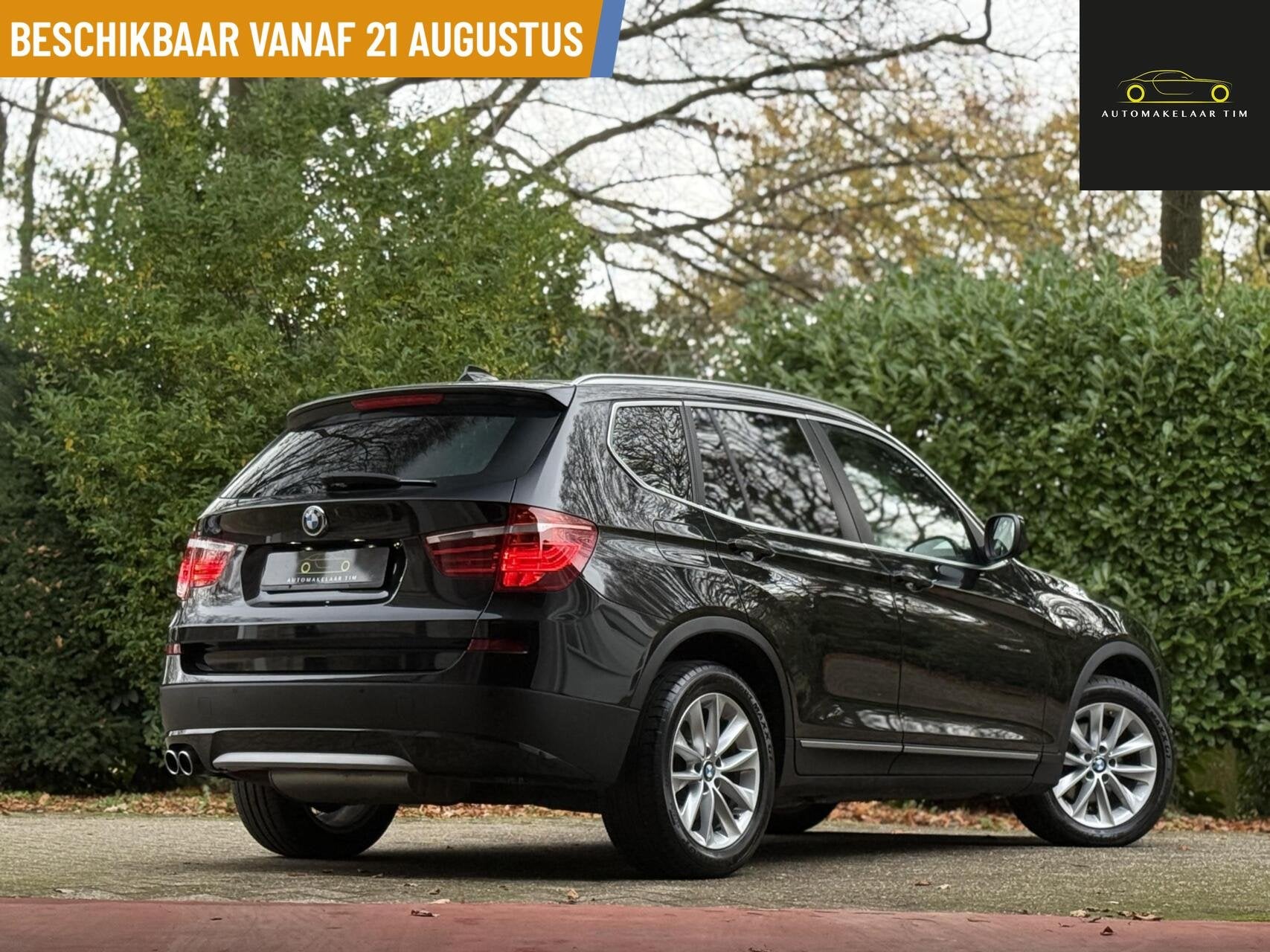 BMW X3 xDrive35i High Executive, Auto's, BMW, Automaat, 1780 kg, Gebruikt, Zwart