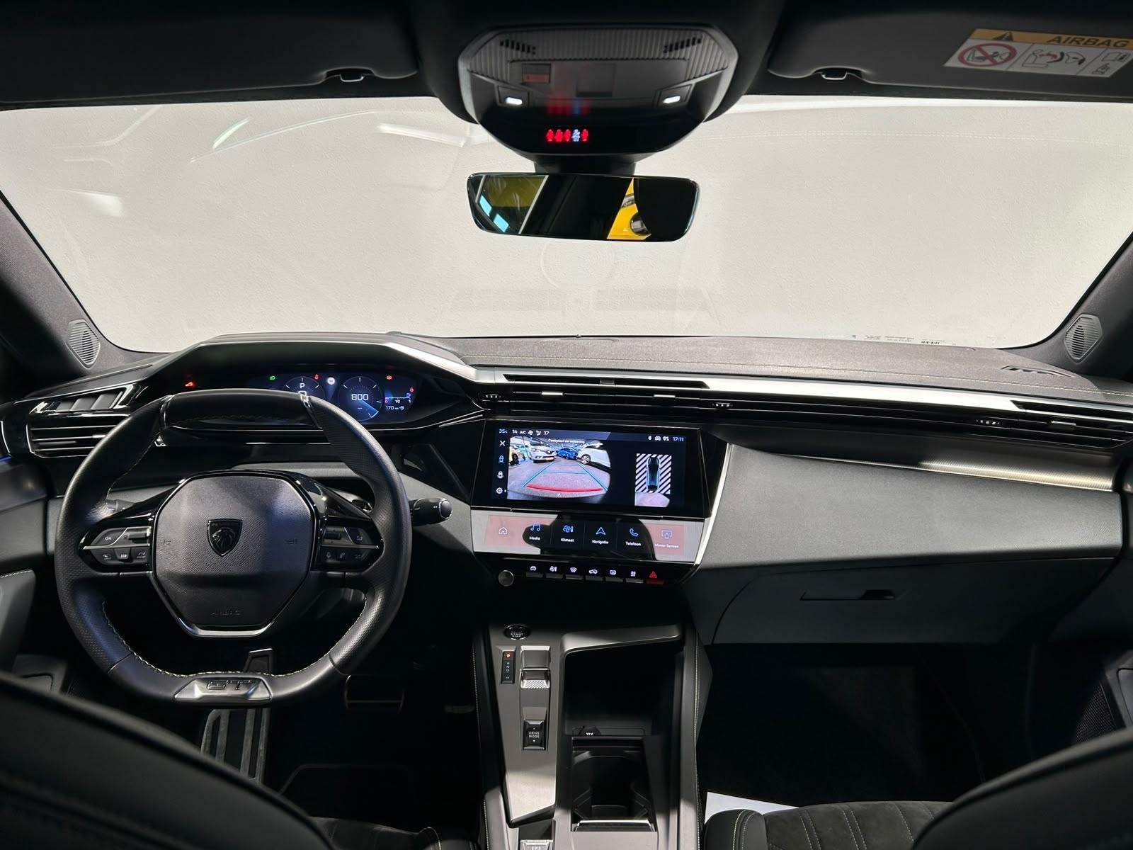 Peugeot 408 1.2 PureTech GT 130 EAT8 | Navigatie | 360 Camer, Auto's, Gebruikt, 1199 cc, Met garantie (alle), Zwart