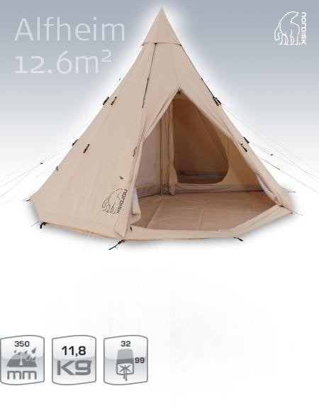 nordisk alfheim 12.6 tent heel compleet, Ophalen, Zo goed als nieuw, Tot en met 6