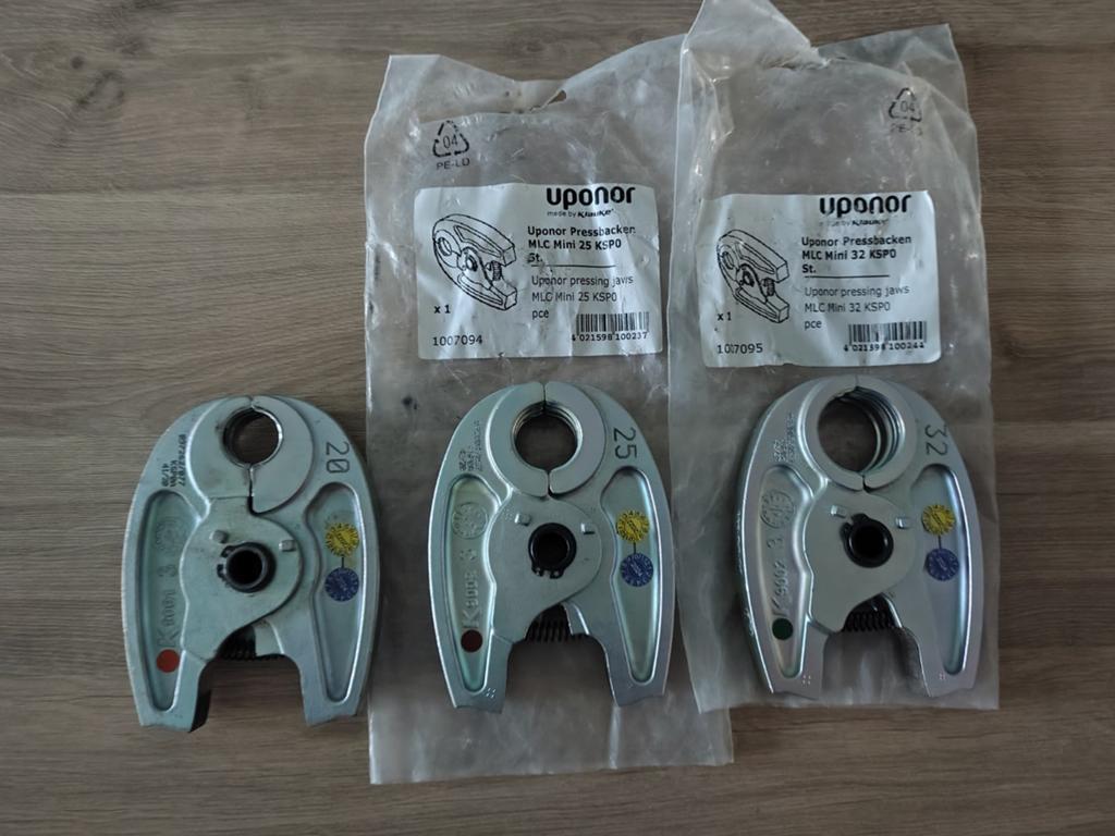Uponor Persbekken Mini 15kn 20mm 25mm 32mm, Ophalen of Verzenden, Nieuw