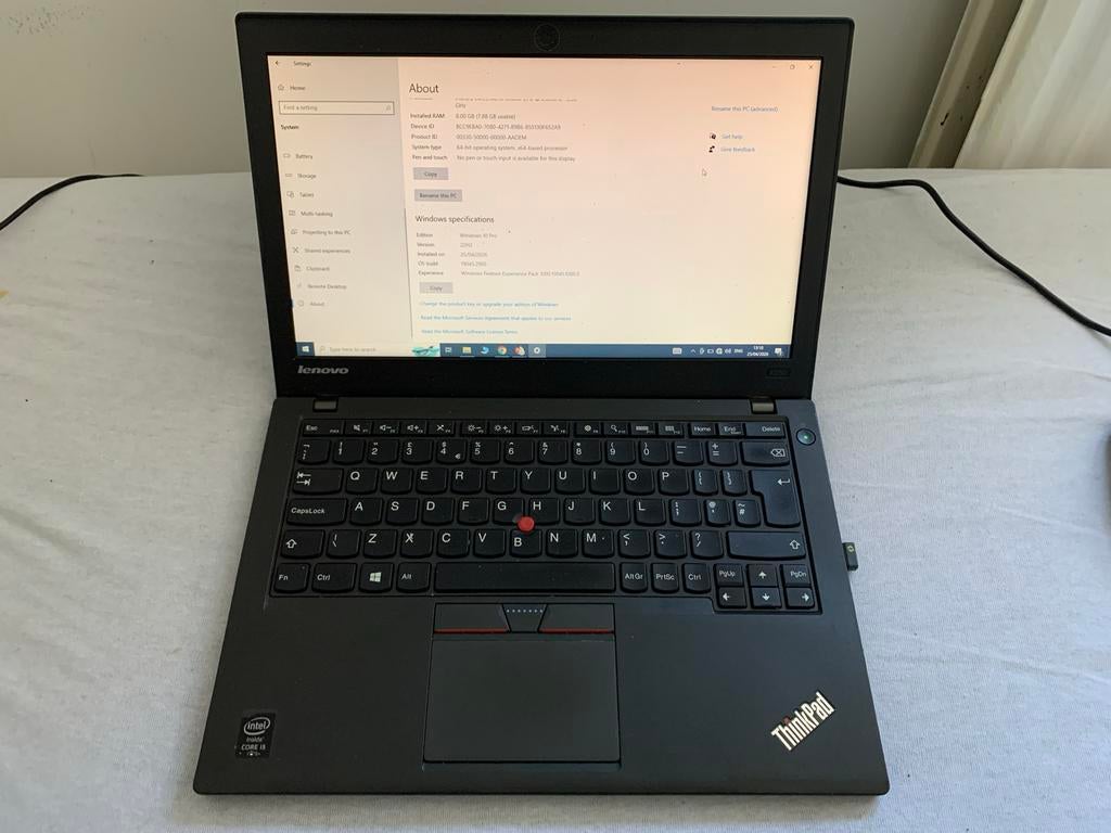 Lenovo Thinkpad X250 - i5, 8GB RAM, 256GB SSD, Win 10, Computers en Software, Windows Laptops, Gebruikt, Met videokaart, 2 tot 3 Ghz