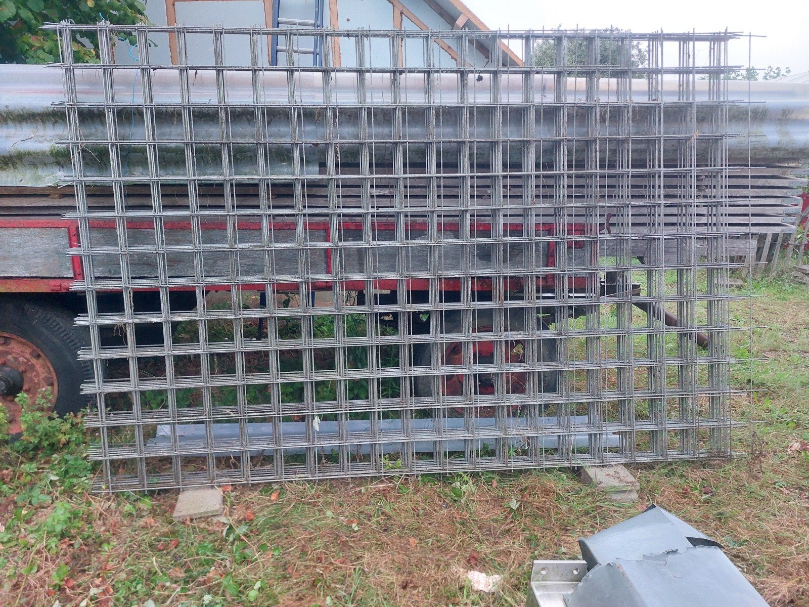 Bouwstaalmat PS130a Ø5-150 2 x 3 meter Gegalvaniseerd, Ophalen, Nieuw, 250 mm of meer