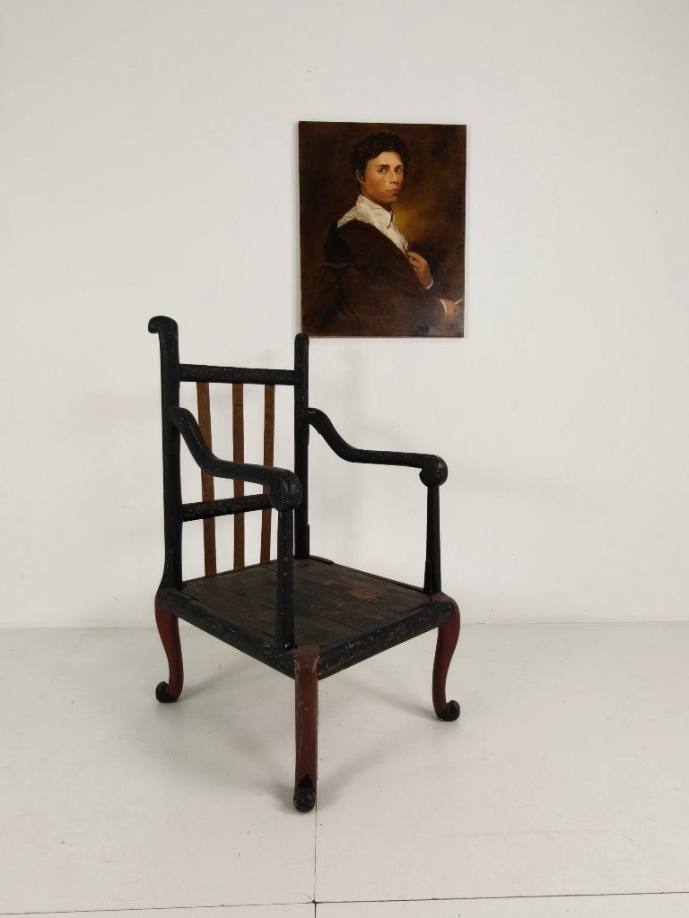 Chinoiserie Engelse Fauteuil – Circa 1900, Ophalen of Verzenden