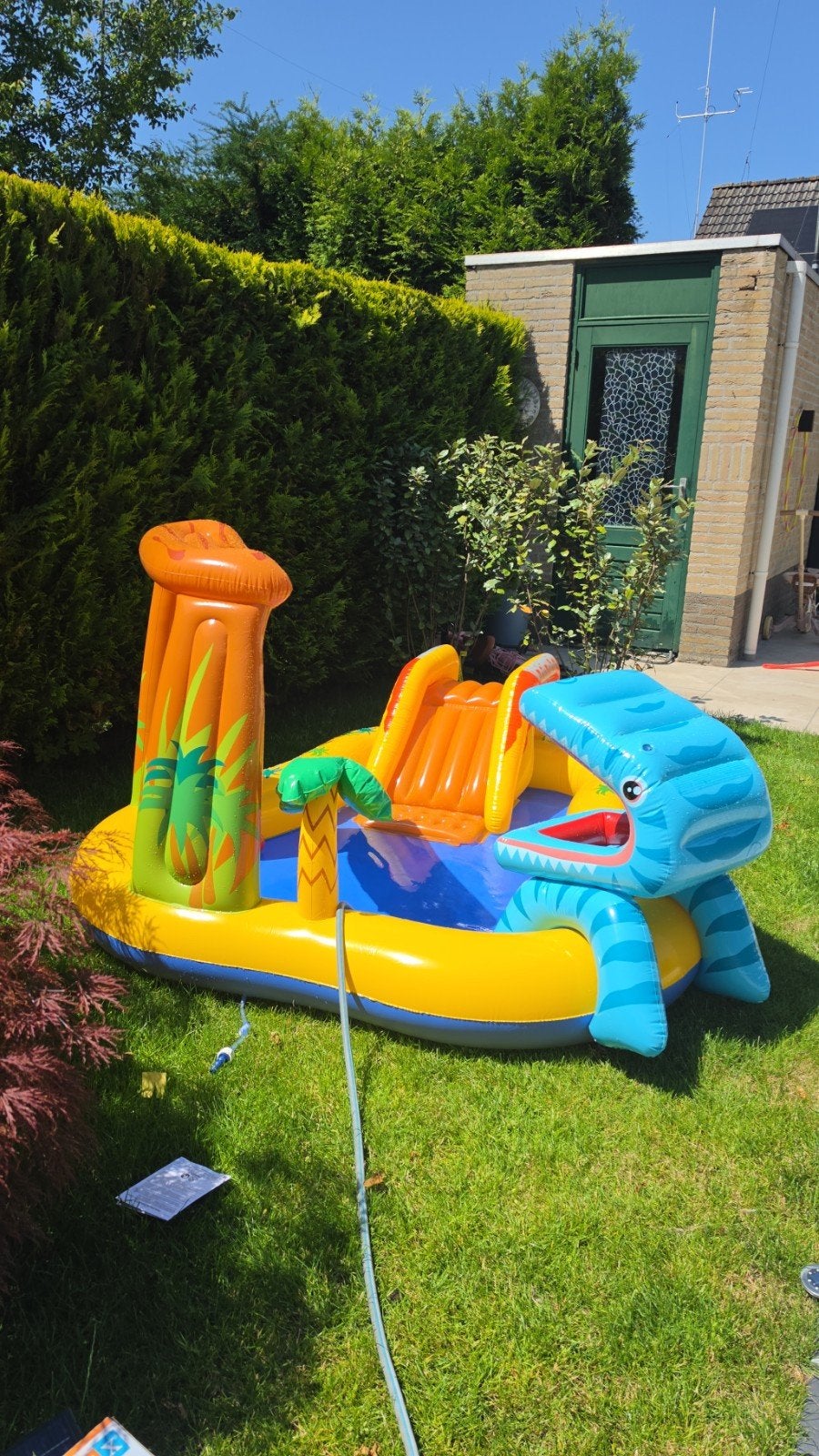 Intex Dino Zwembad - Zo goed als nieuw, Ophalen, Opblaaszwembad, Zo goed als nieuw, 200 tot 400 cm