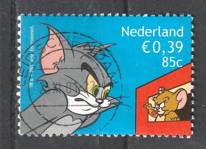 nvph 1994 Tom en Jerry 2001, Postzegels en Munten, Verzenden, Na 1940, Gestempeld