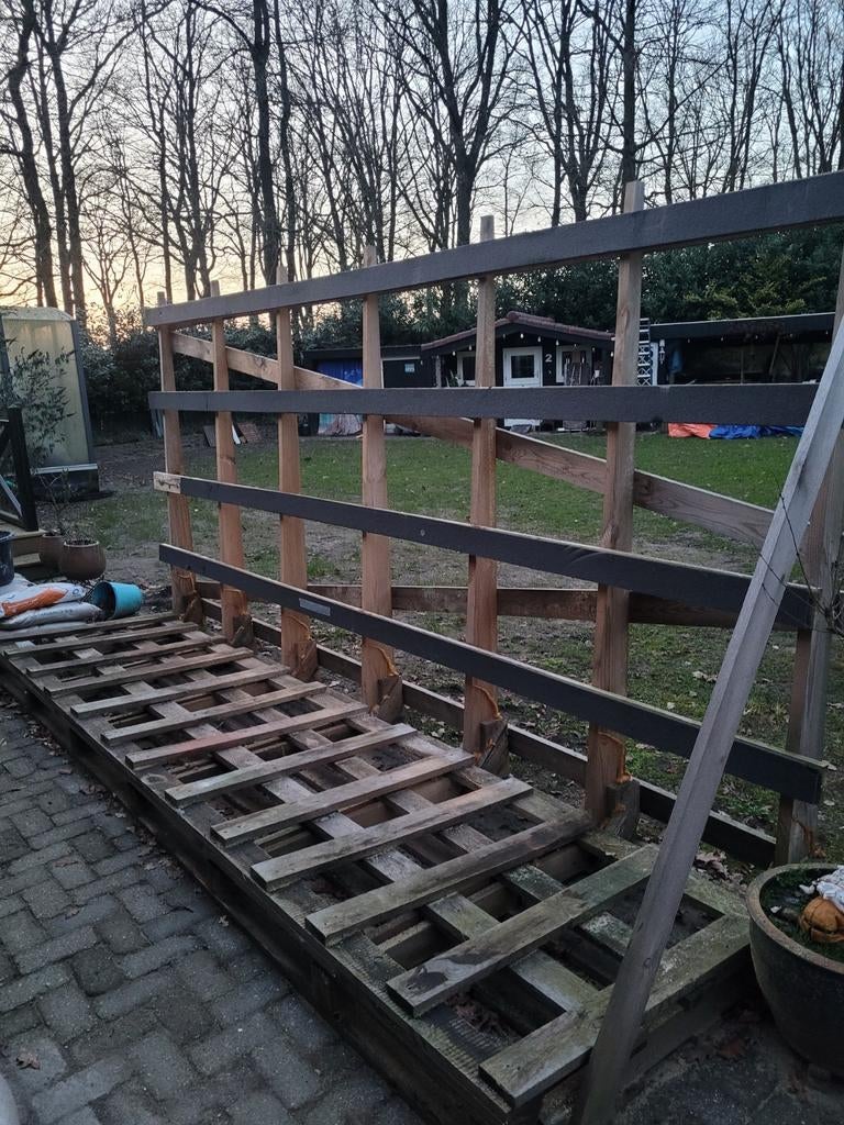 Stevige kozijnbok voor transport en opslag, Gebruikt, Overige typen, Ophalen of Verzenden, Overige houtsoorten