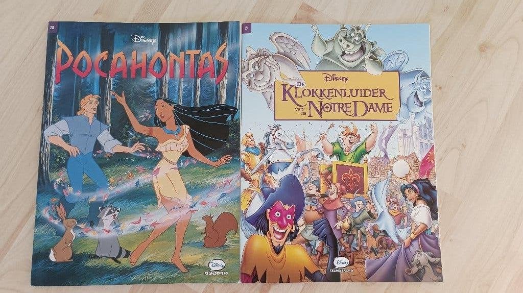 Disney stripalbum, 2 stuks, Ophalen of Verzenden, Overige figuren, Zo goed als nieuw, Overige typen
