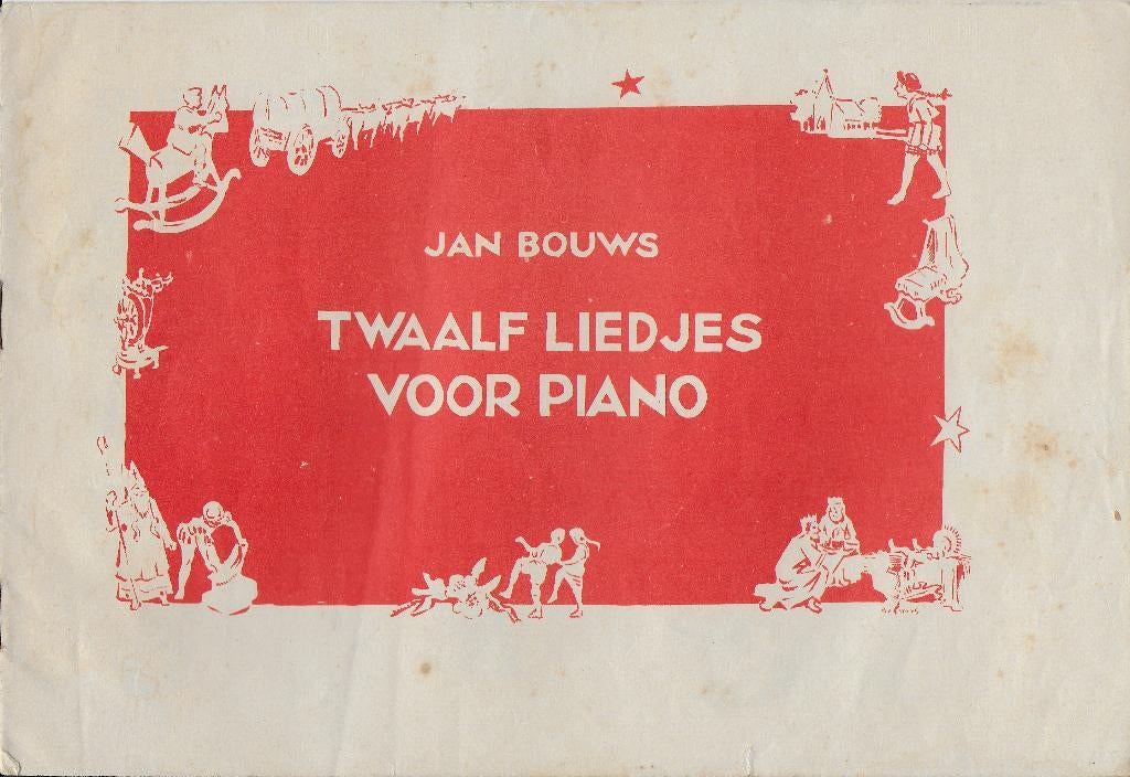 So99 bladmuziek twaalf liedjes voor piano door jan bouws, Muziek en Instrumenten, Bladmuziek, Gebruikt, Ophalen of Verzenden, Artiest of Componist