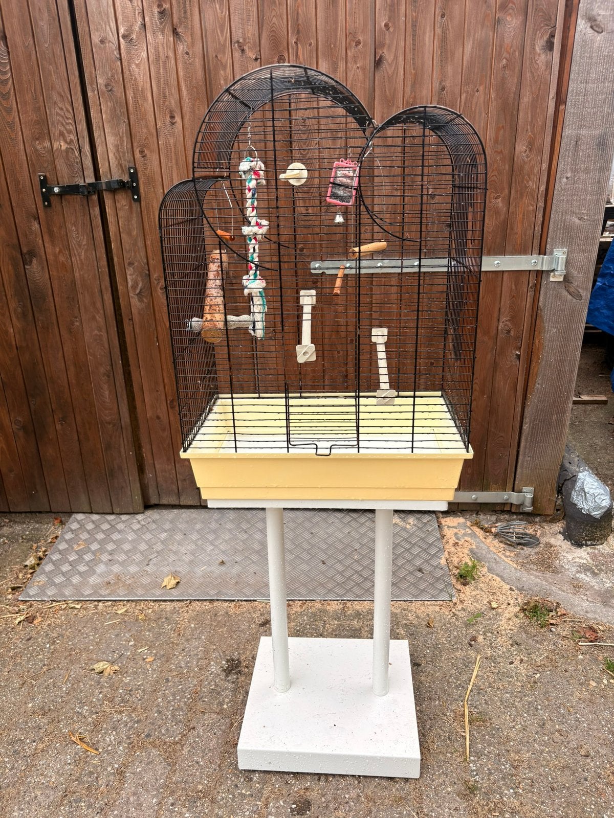 Vogelkooi, Ophalen, Gebruikt, Metaal, Vogelkooi