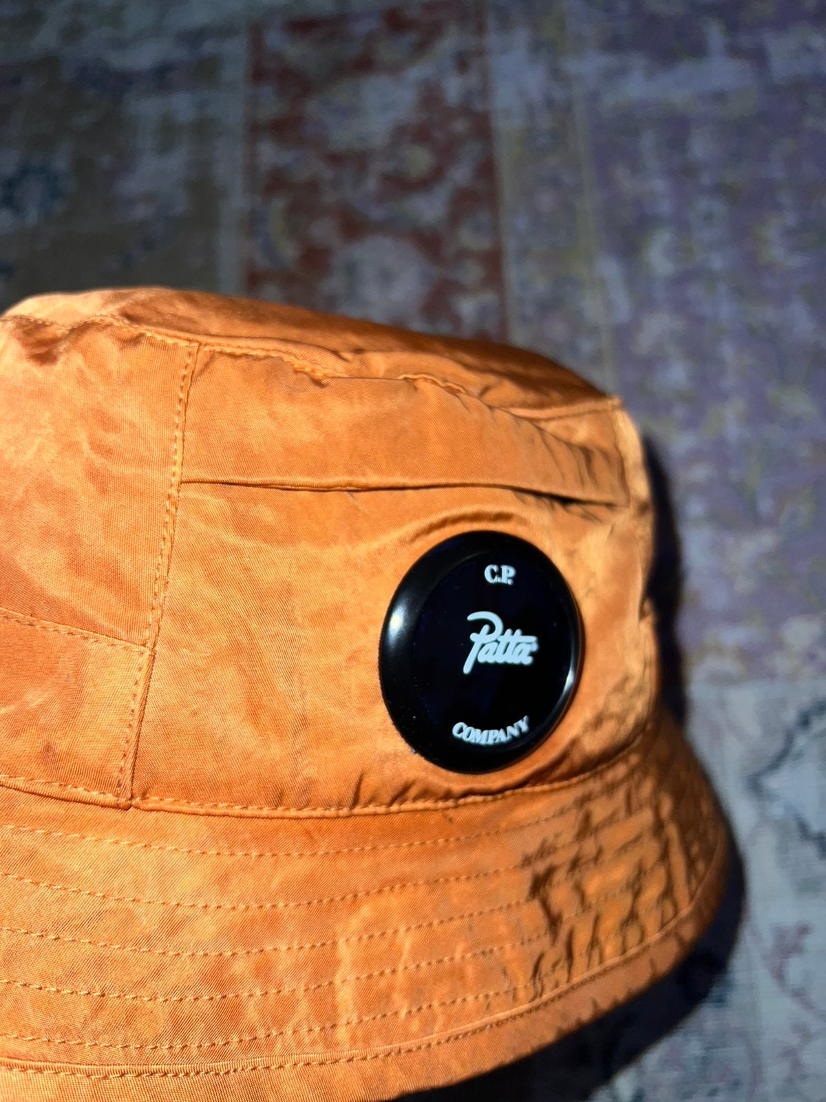 Patta x CP Company Lens Bucket Hat, Ophalen of Verzenden, Gebruikt, Jongen of Meisje, Hoed
