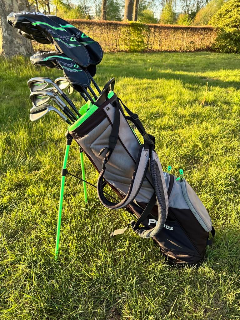 Ping ProdiG junior golfset met tas -zeer complete set!, Sport en Fitness, Golf, Ophalen of Verzenden, Zo goed als nieuw, Set, Ping