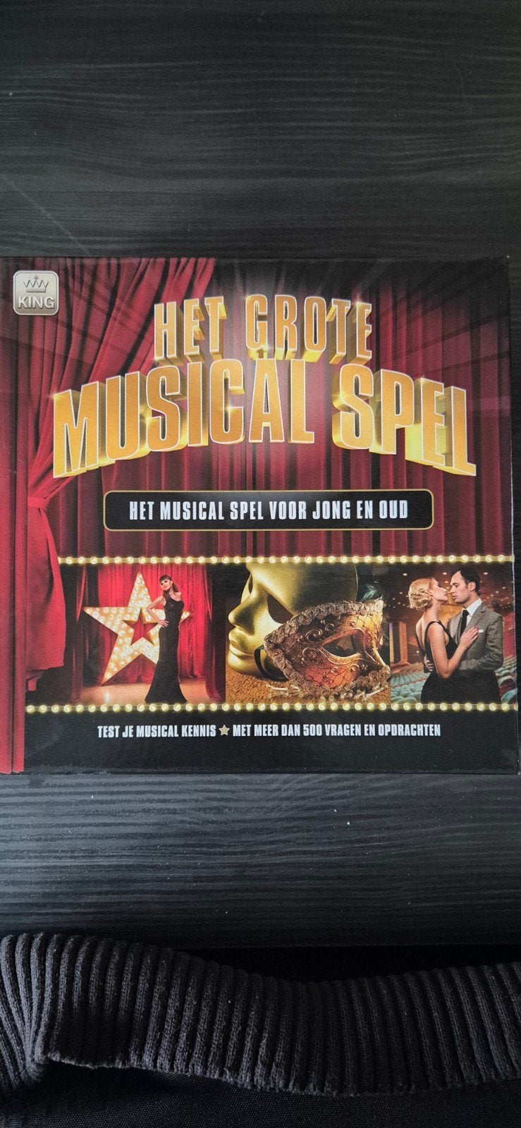 Het Grote Musical Spel - Test je musical kennis!, Drie of vier spelers, Ophalen of Verzenden, Zo goed als nieuw, King