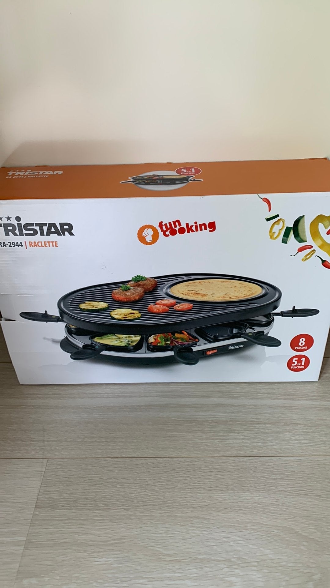 Gourmetstel 8 personen, Ophalen of Verzenden, Nieuw, 8 personen of meer