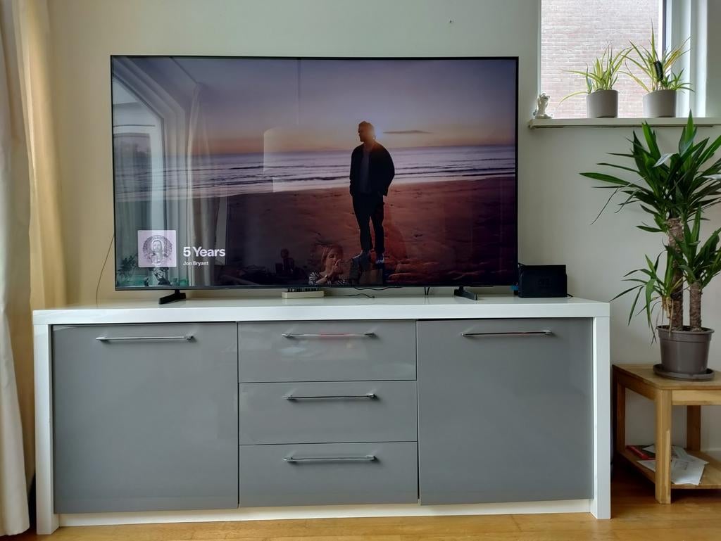 Design dressoir hoogglans, Ophalen, Gebruikt, 25 tot 50 cm, 200 cm of meer