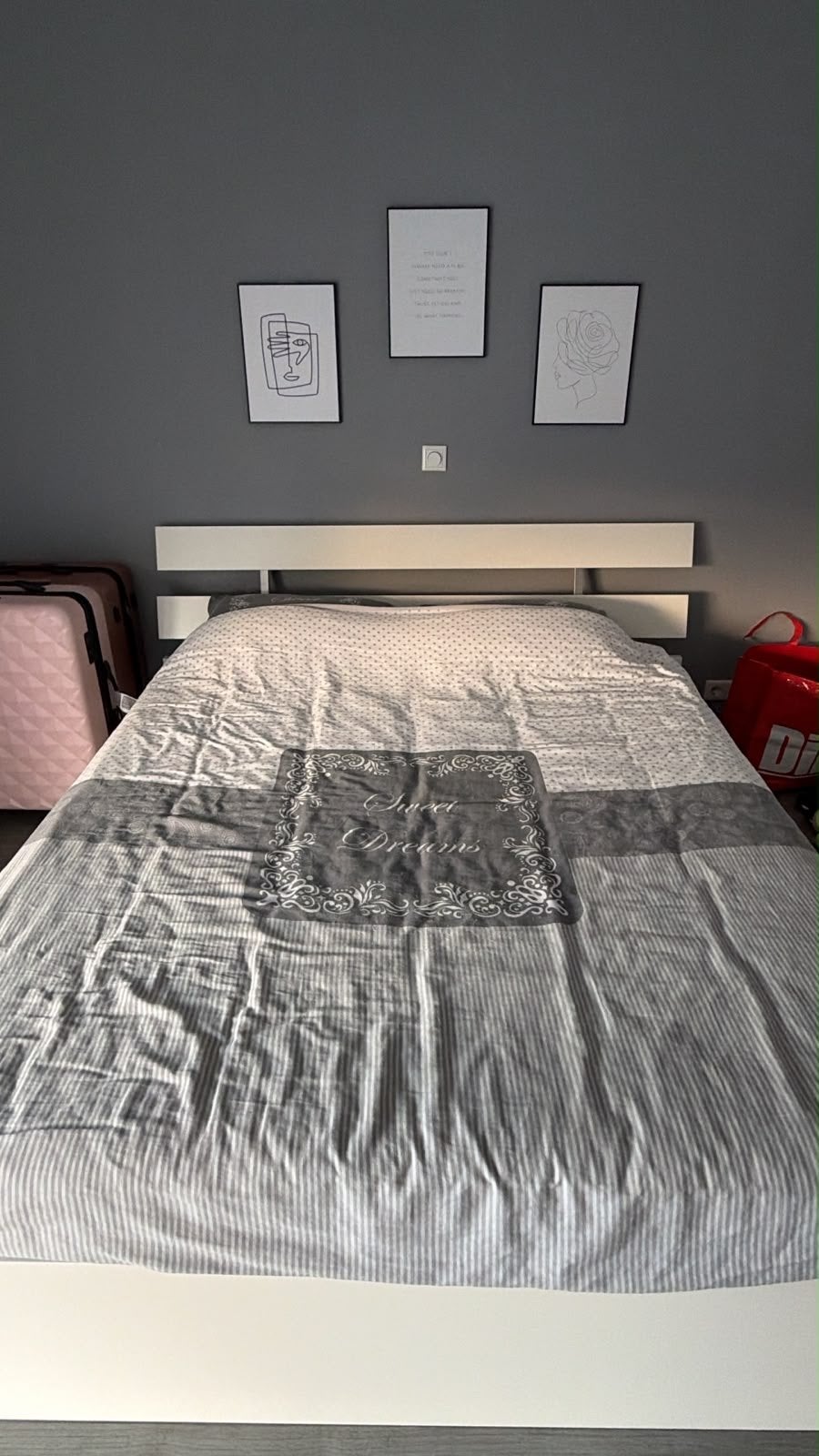 Tweepersoonsbed 160x200 met matras en lattenbodem, Ophalen, Gebruikt, Tweepersoons, 200 cm
